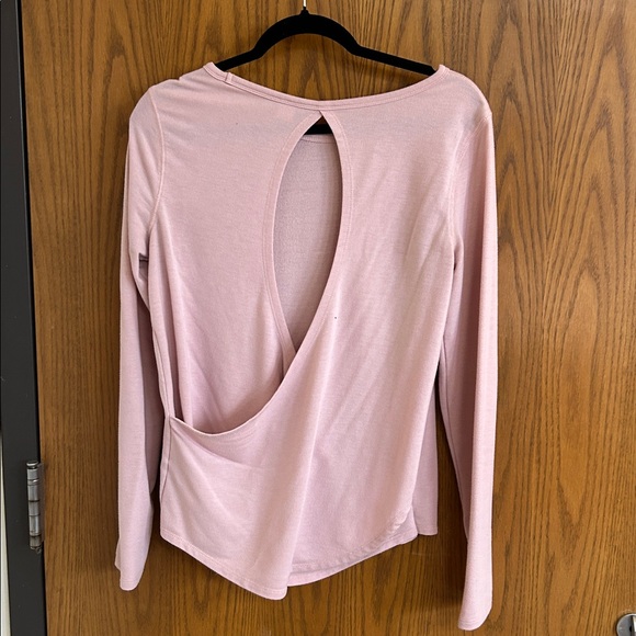 Women's Pink Long Sleeve Top - Picture 3 of 3